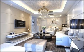 现代风格客厅模型